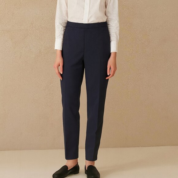 Laura Scott Navy Pants Pull-On Size 4P EUC - Picture 1 of 7